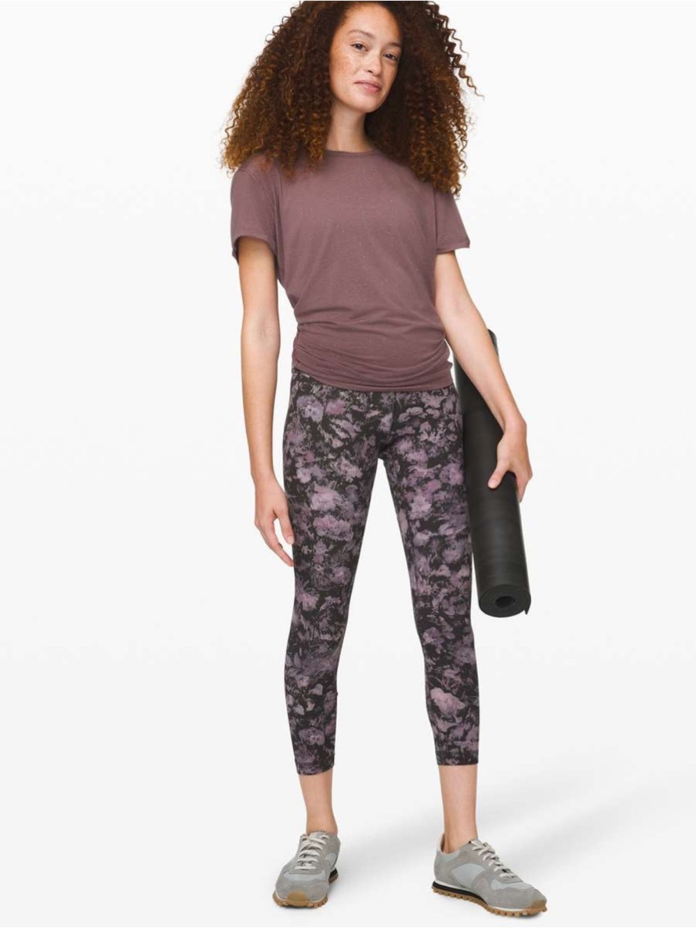 Lululemon Align Pant in Floral Illusion Ice Grey Multi